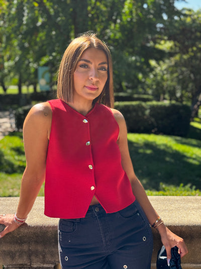 Mira Vest (Red)
