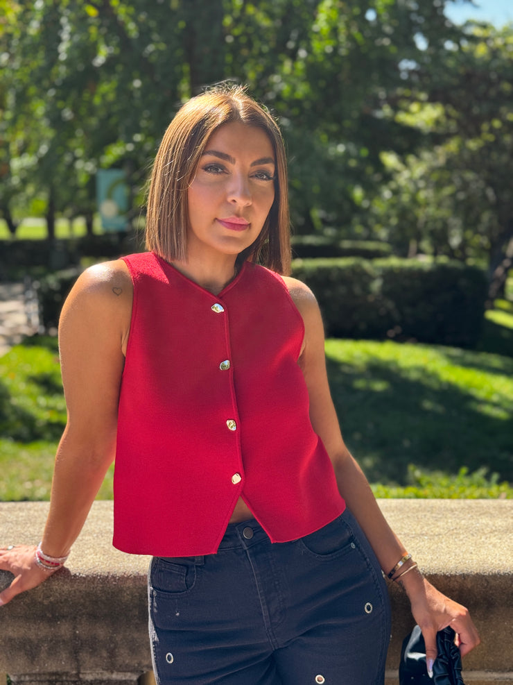 Mira Vest (Red)