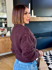 Sundance Sweater Jacket (Chocolate Brown) by Z Supply