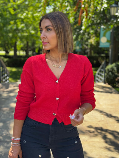 Vicky Cardigan (Red)