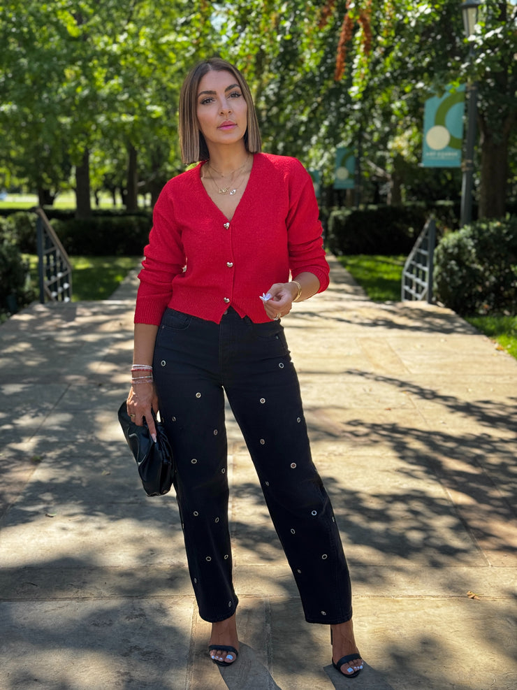 Vicky Cardigan (Red)