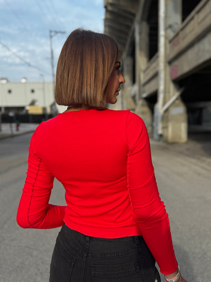 Miranda Top (Red)
