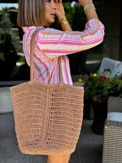 Las Lomas Straw Bag (Tobacco) by Z Supply