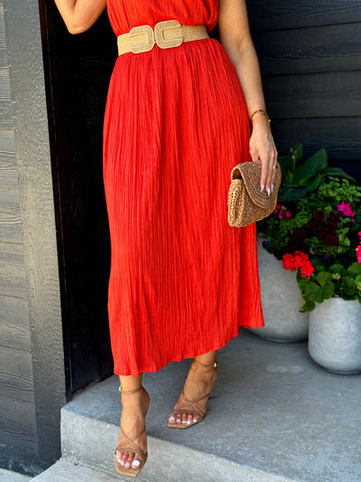 Nicoline Crinkle Midi Skirt by Z Supply
