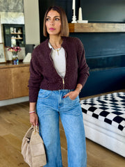 Sundance Sweater Jacket (Chocolate Brown) by Z Supply