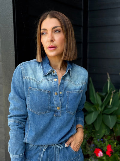 Alexa Denim Shirt - theClothesRak