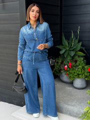 Alexa Denim Shirt - theClothesRak