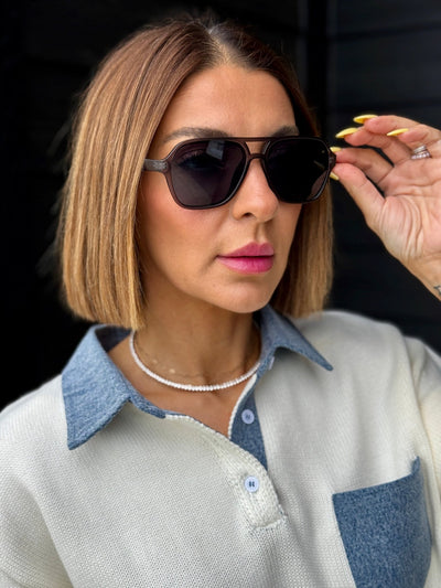 Aviator Sunglasses (Matte Charcoal) - theClothesRak