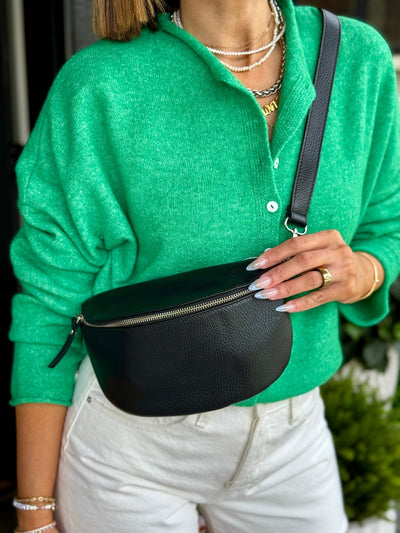 Baby Nicoletta Leather Sling Bag - theClothesRak
