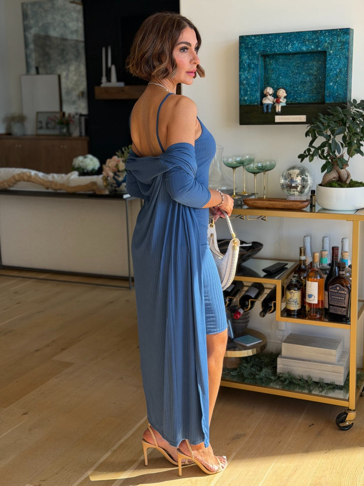 Brandi Dress Set (Blue Haze) – theClothesRak