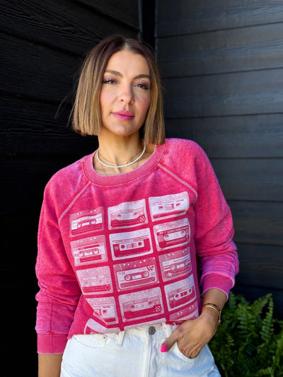 Cassette Sweatshirt - theClothesRak