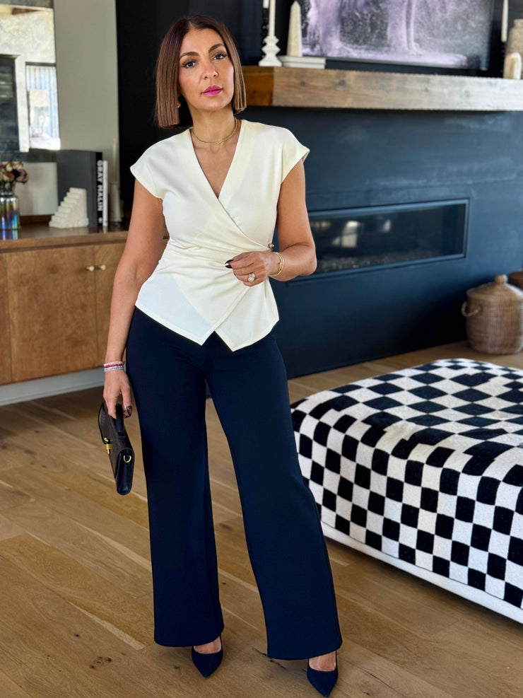 Chelsea Top (Cream) - theClothesRak