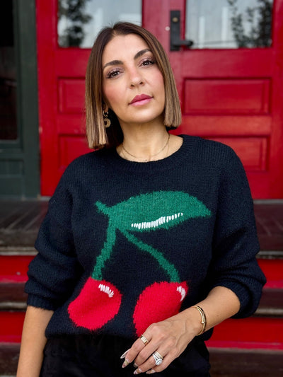 Cherry Sweater - theClothesRak