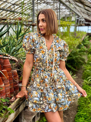 Clementine Elastic Waist Mini Dress (Meadow) by Buddy Love - theClothesRak