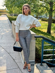 Commando Faux Leather Legging (Glen Plaid) - theClothesRak