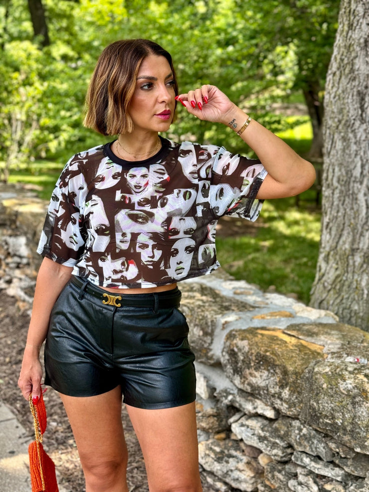 Commando Faux Leather Tailored Short (Black) - theClothesRak