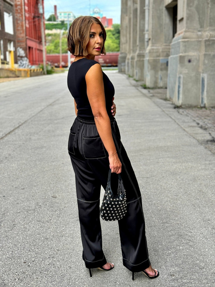 Commando Neoprene Cap Sleeve Bodysuit - theClothesRak