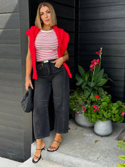 Doris Tank (Red Stripe) - theClothesRak