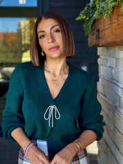 Eliza Cardigan (Hunter Green) - theClothesRak