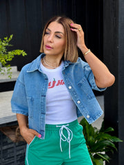 Elle Denim Jacket - theClothesRak