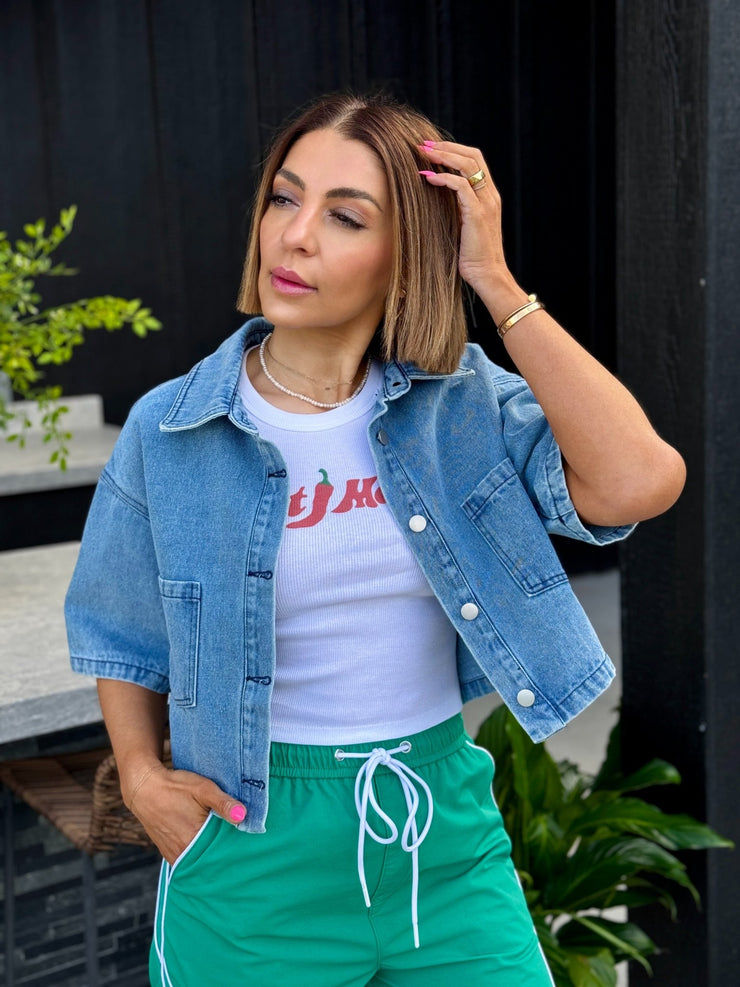 Elle Denim Jacket - theClothesRak