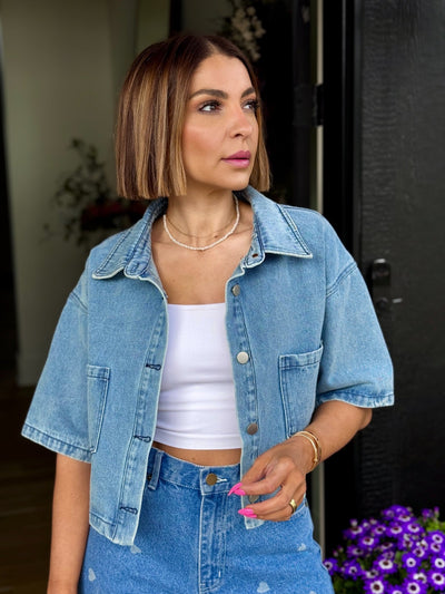Elle Denim Jacket - theClothesRak