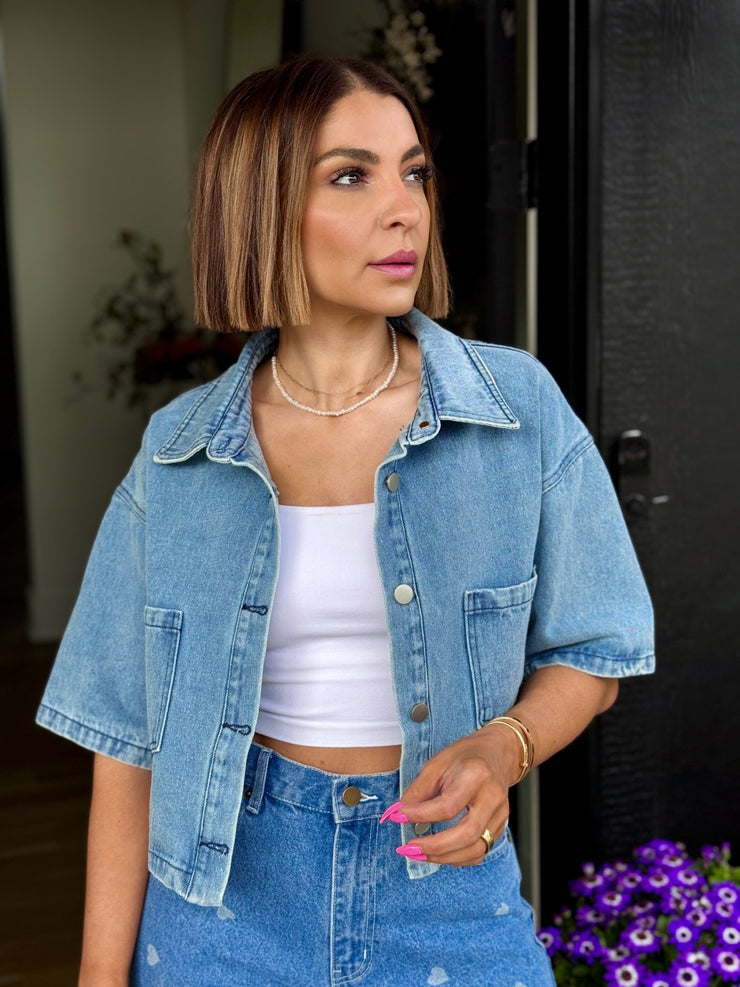 Elle Denim Jacket - theClothesRak