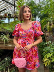 Hannah Elastic Waist Mini Dress (Daisy Days) by Buddy Love - theClothesRak