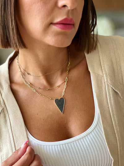 Sable Heart Necklace