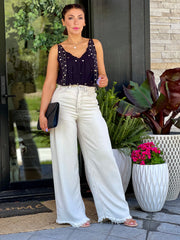 Old West Slouchy Denim (Mushroom) by Free People