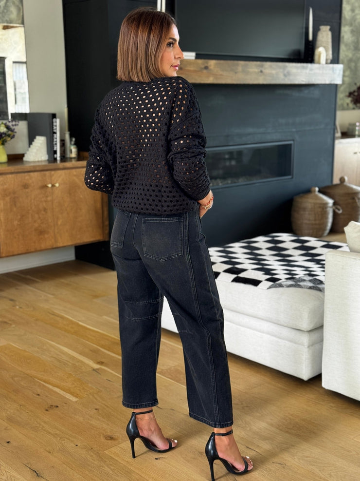 Jenny Cardigan (Black) - theClothesRak