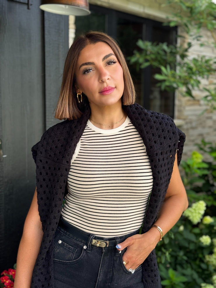 Jenny Cardigan (Black) - theClothesRak