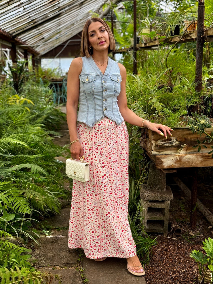 Keylee Denim Vest - theClothesRak