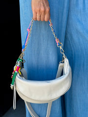 Laramie Bag Charm (Pink/Blue) - theClothesRak