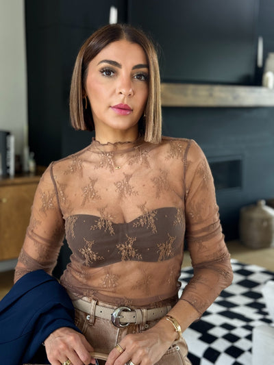 Liesel Top (Mocha) - theClothesRak