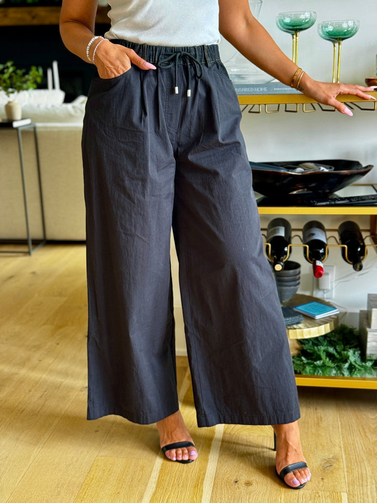 スカート Malo Wide-Leg Cotton Pants With Elastic Waistband Malone Pant – theClothesRak