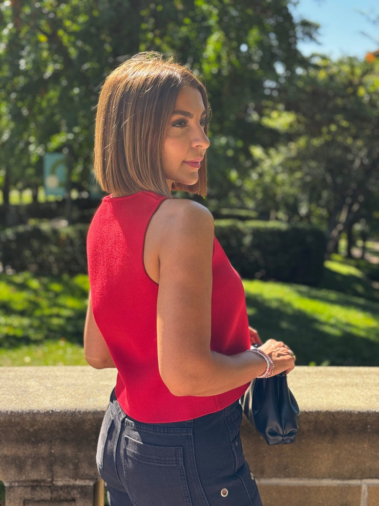 Mira Vest (Red) - theClothesRak