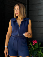 Molly Romper (Navy) - theClothesRak