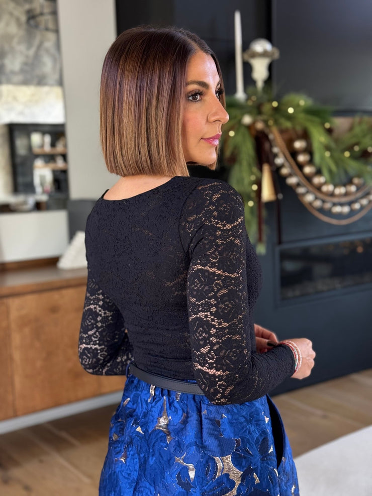 Nightfall Stretch Lace Bodysuit by Z Supply - theClothesRak