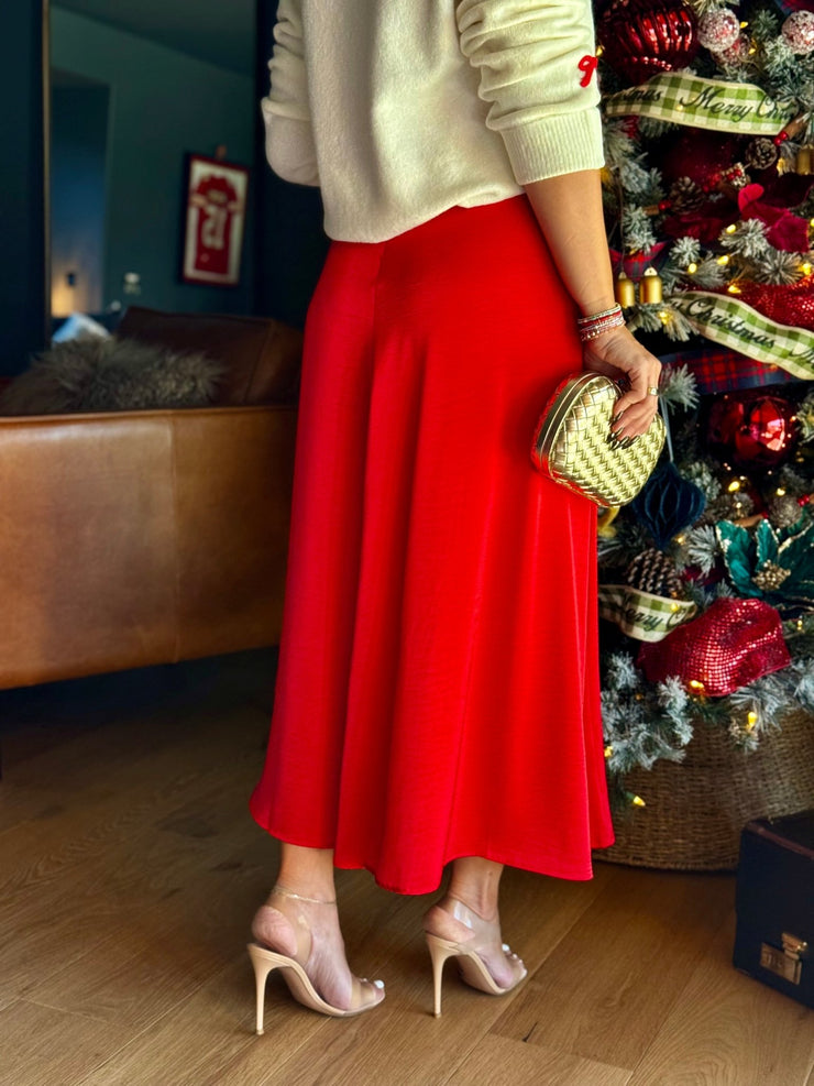 Northpointe Satin Midi Skirt by Z Supply - theClothesRak