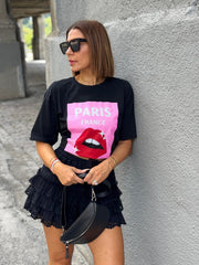 Paris Tee (Black) - theClothesRak