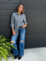 Seaport Striped Poplin Shirt by Z Supply - theClothesRak