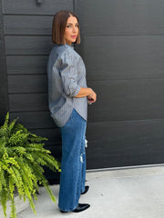 Seaport Striped Poplin Shirt by Z Supply - theClothesRak