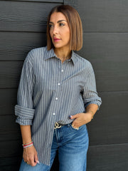 Seaport Striped Poplin Shirt by Z Supply - theClothesRak