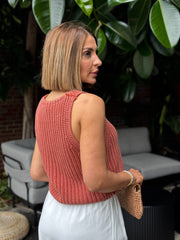 Skylar Vest (Brick) - theClothesRak