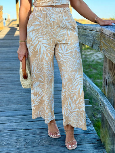 Sorrento Linen Palm Pant by Z Supply - theClothesRak