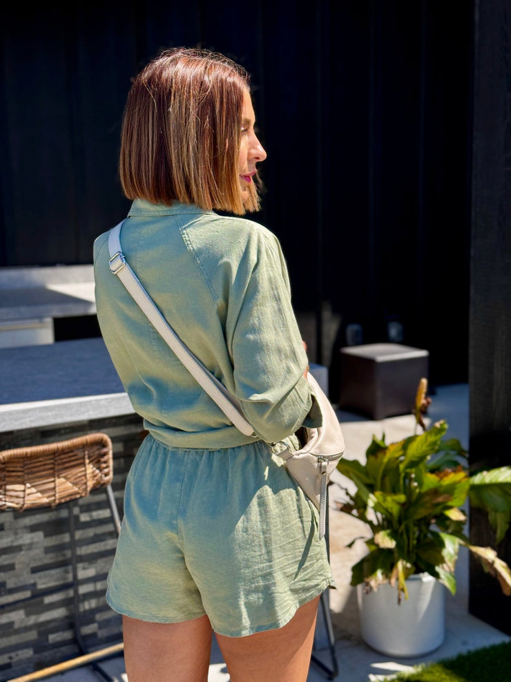 The Perfect Linen Top (Avocado) by Z Supply - theClothesRak