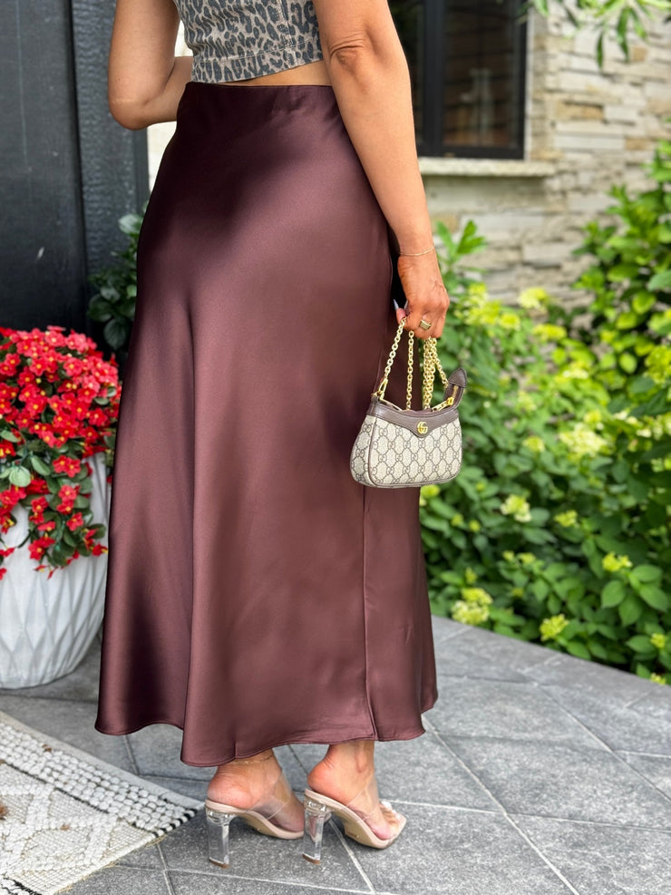 Tully Skirt (Chestnut) - theClothesRak