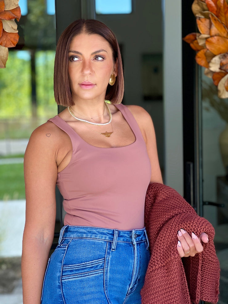 Alana So Smooth Bodysuit (Tiger Eye) - theClothesRak