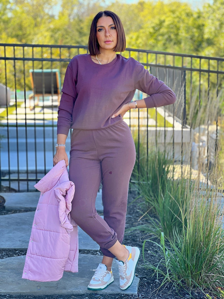 Classic Crew Sweatshirt (Dark Truffle) by Z Supply - theClothesRak